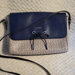 Guess navy blue crossbody bag
